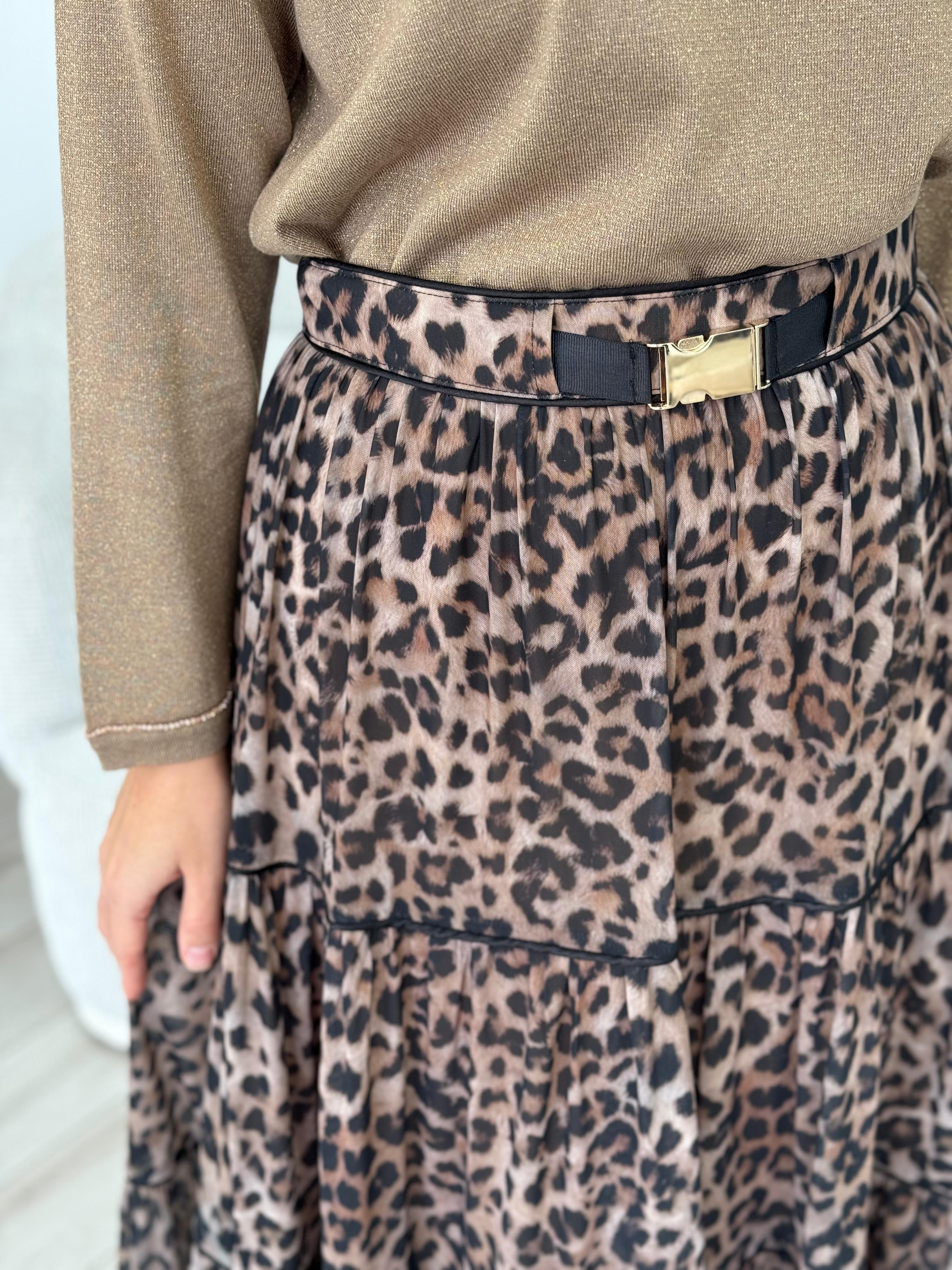 Venöve Murcia Leopar Etek 25fwete0002