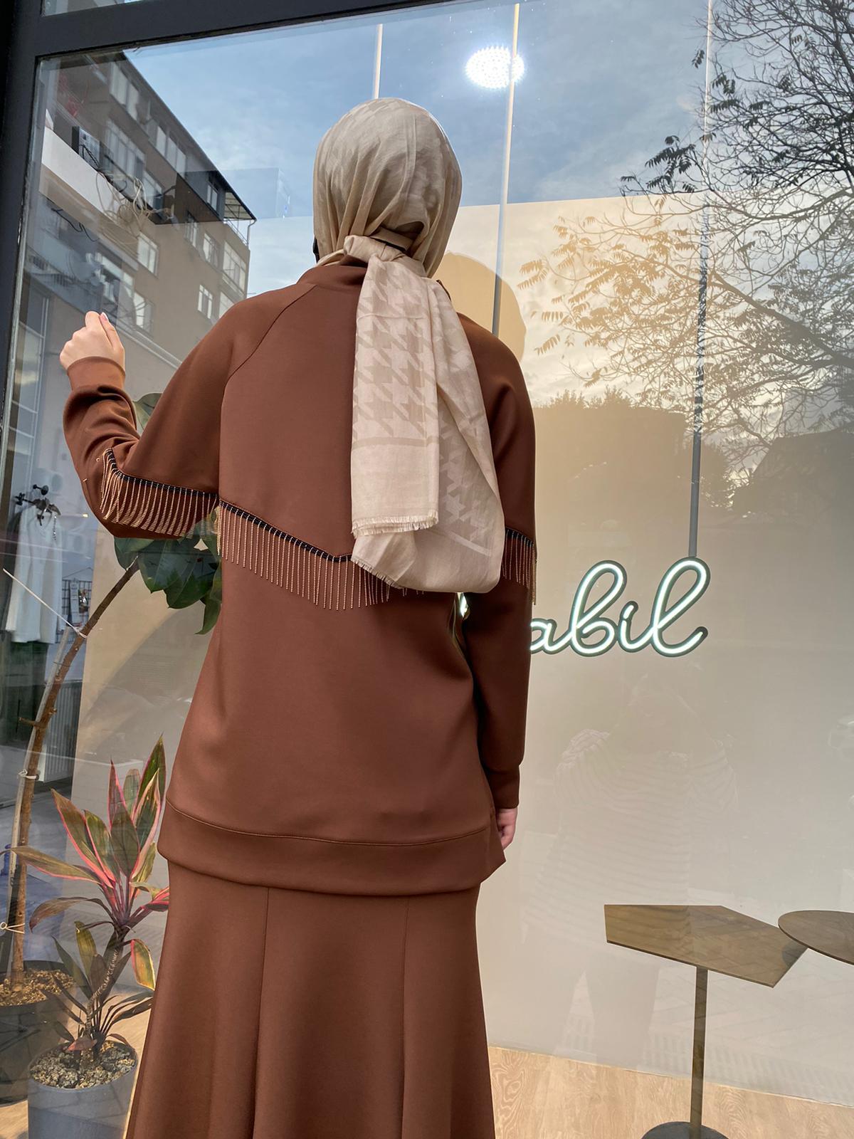 Venöve Shama Sweat Camel - 24fwswe0015