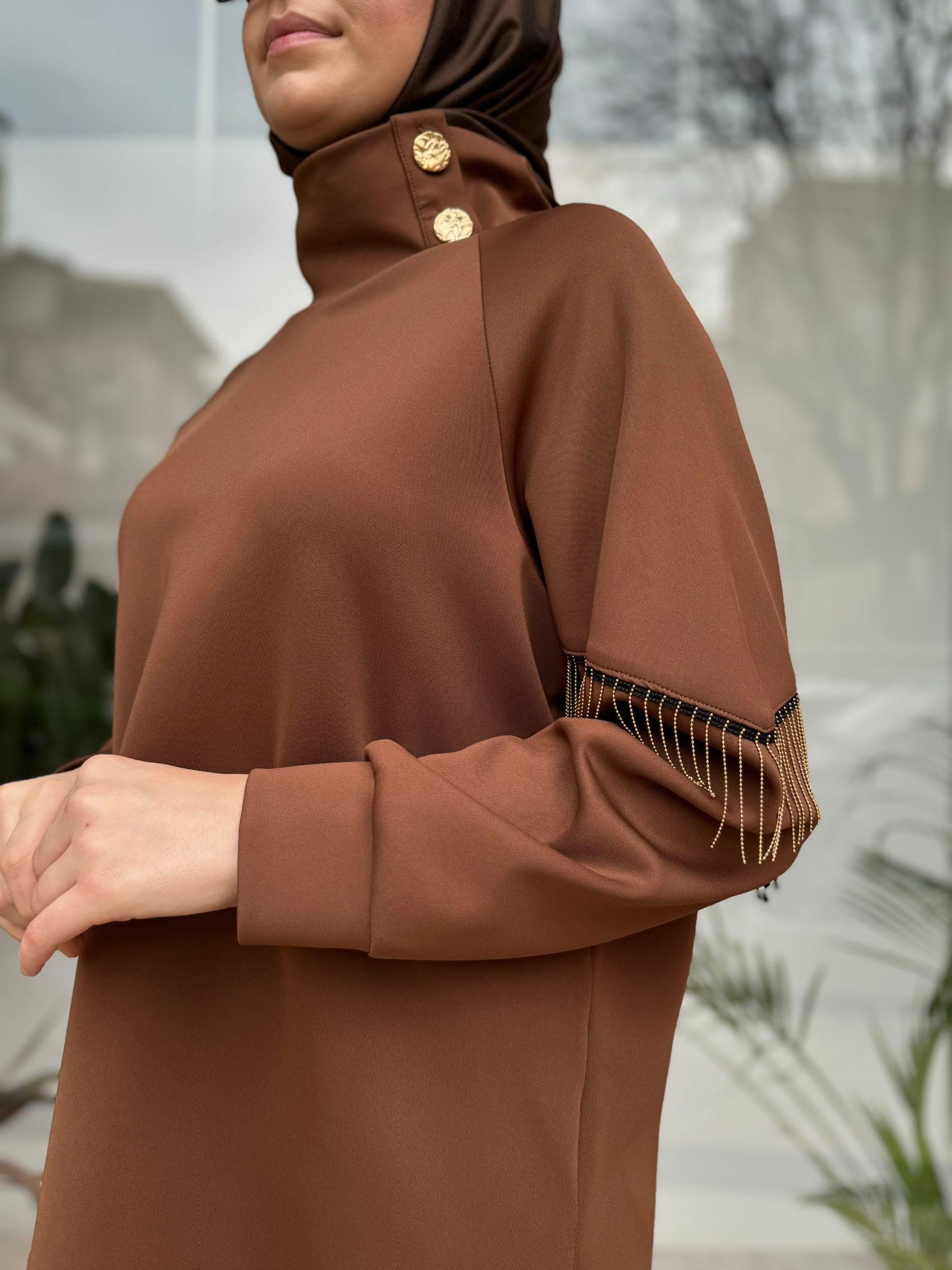Venöve Shama Sweat Camel 24fwswe0015