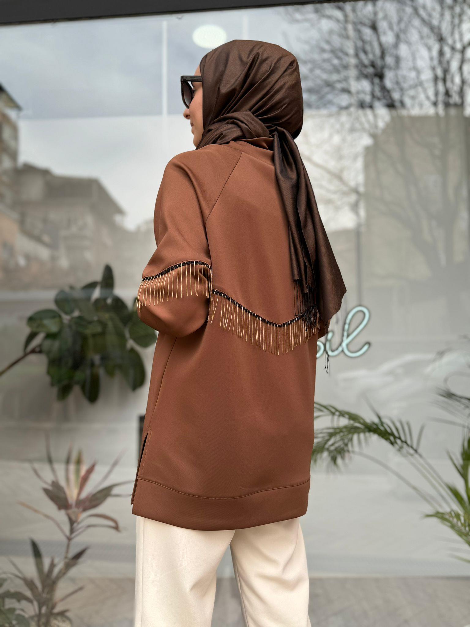 Venöve Shama Sweat Camel 24fwswe0015