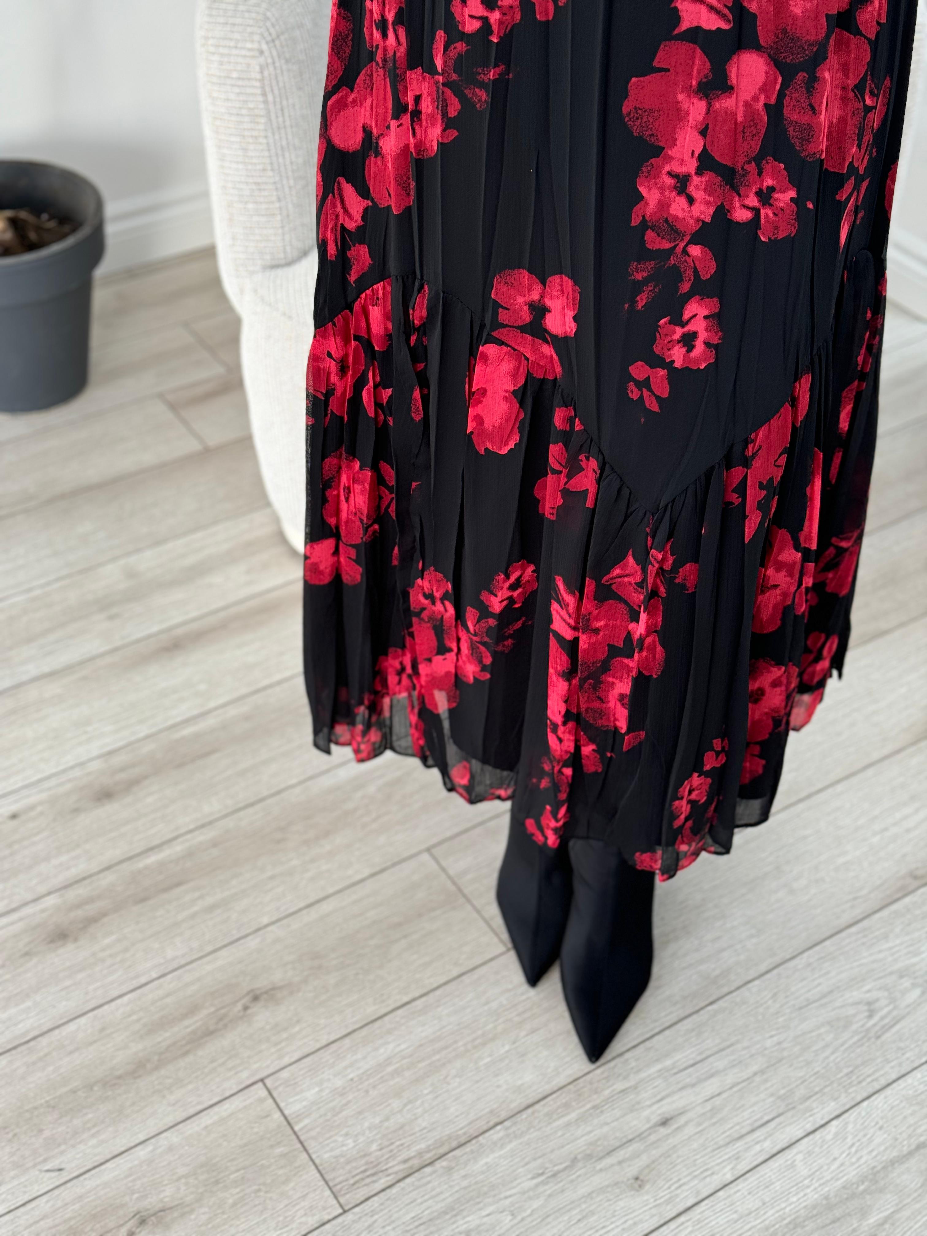 Venöve Soria Etek Kırmızı 25fwete0003