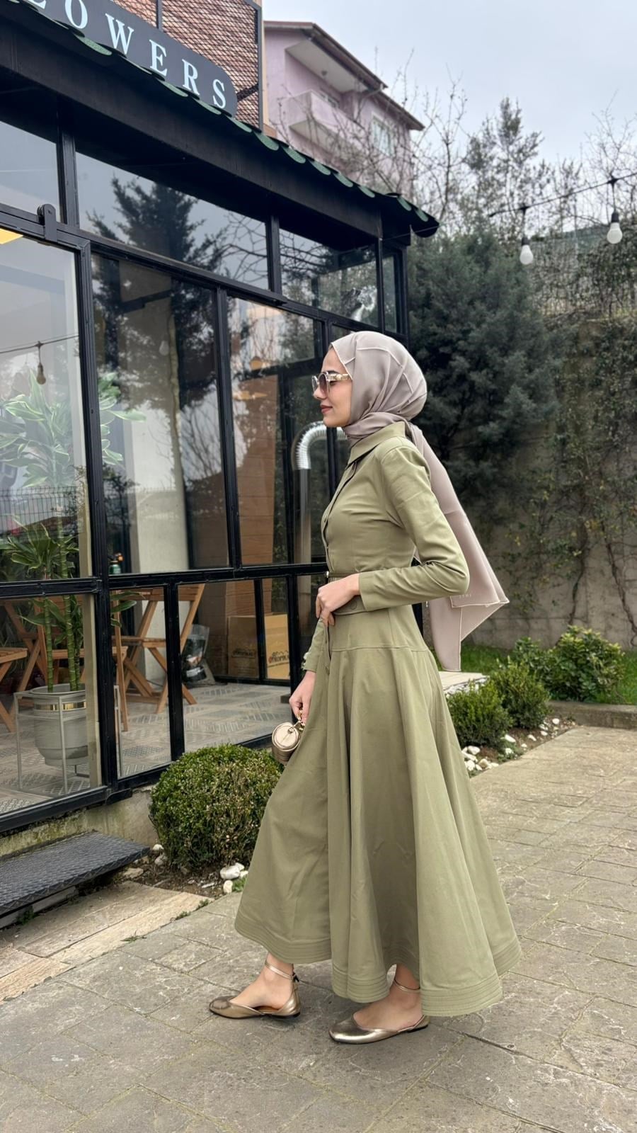 VUU Belden Oturtmalı Denim Elbise 26ss5030