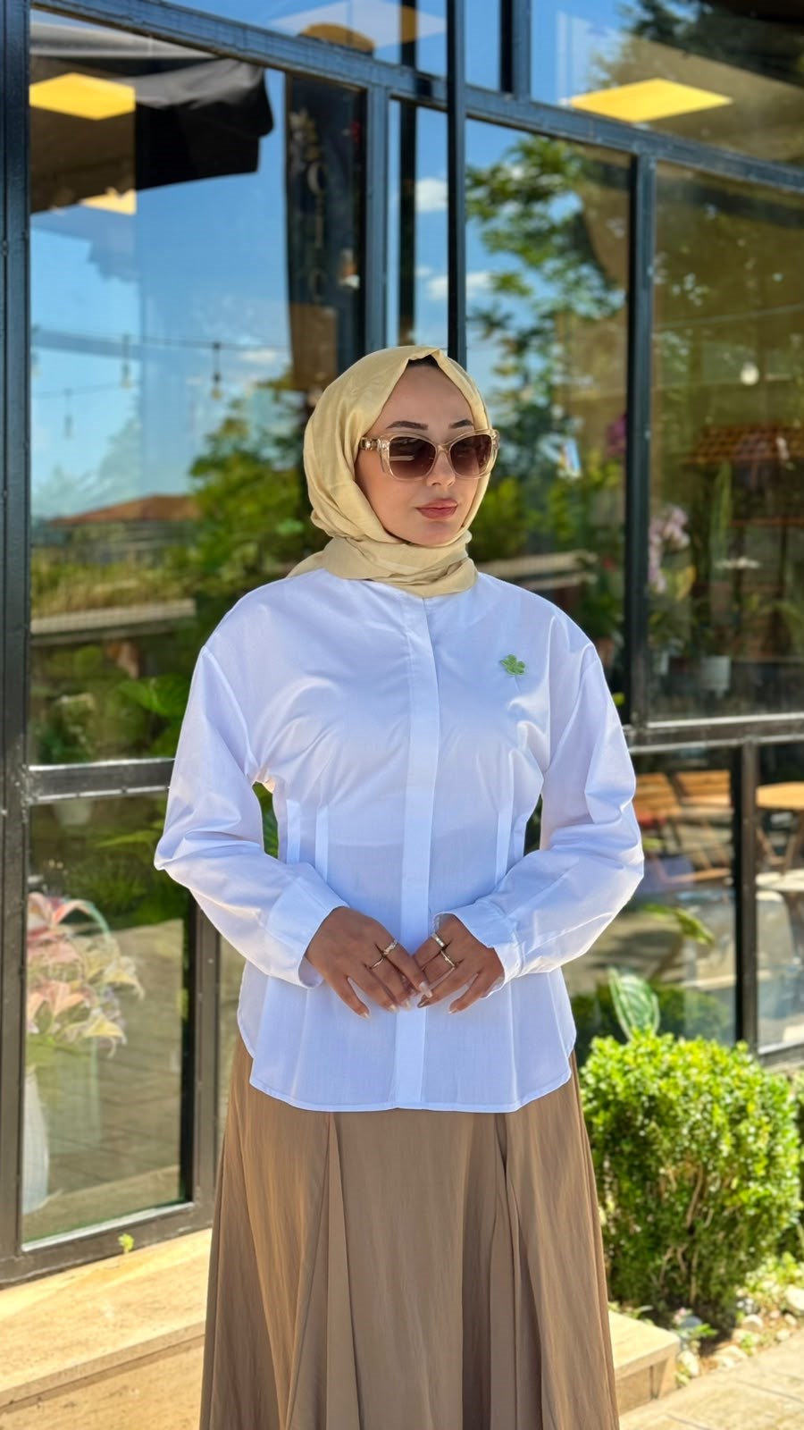 VUU Beli Kadın Nervürlü Gömlek 26ss1003