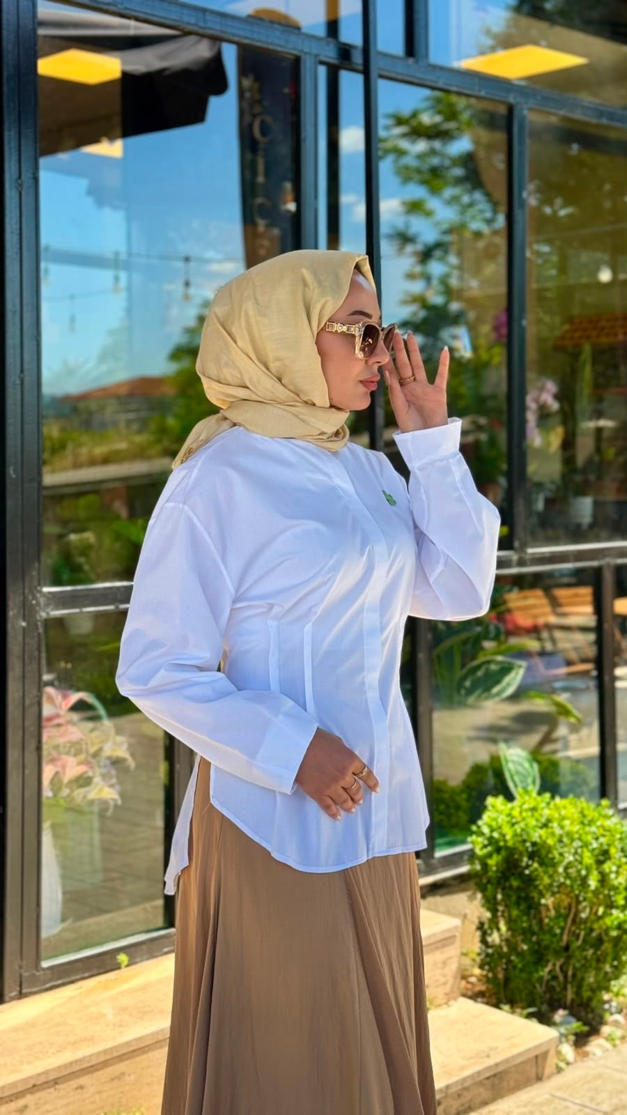 VUU Beli Kadın Nervürlü Gömlek 26ss1003