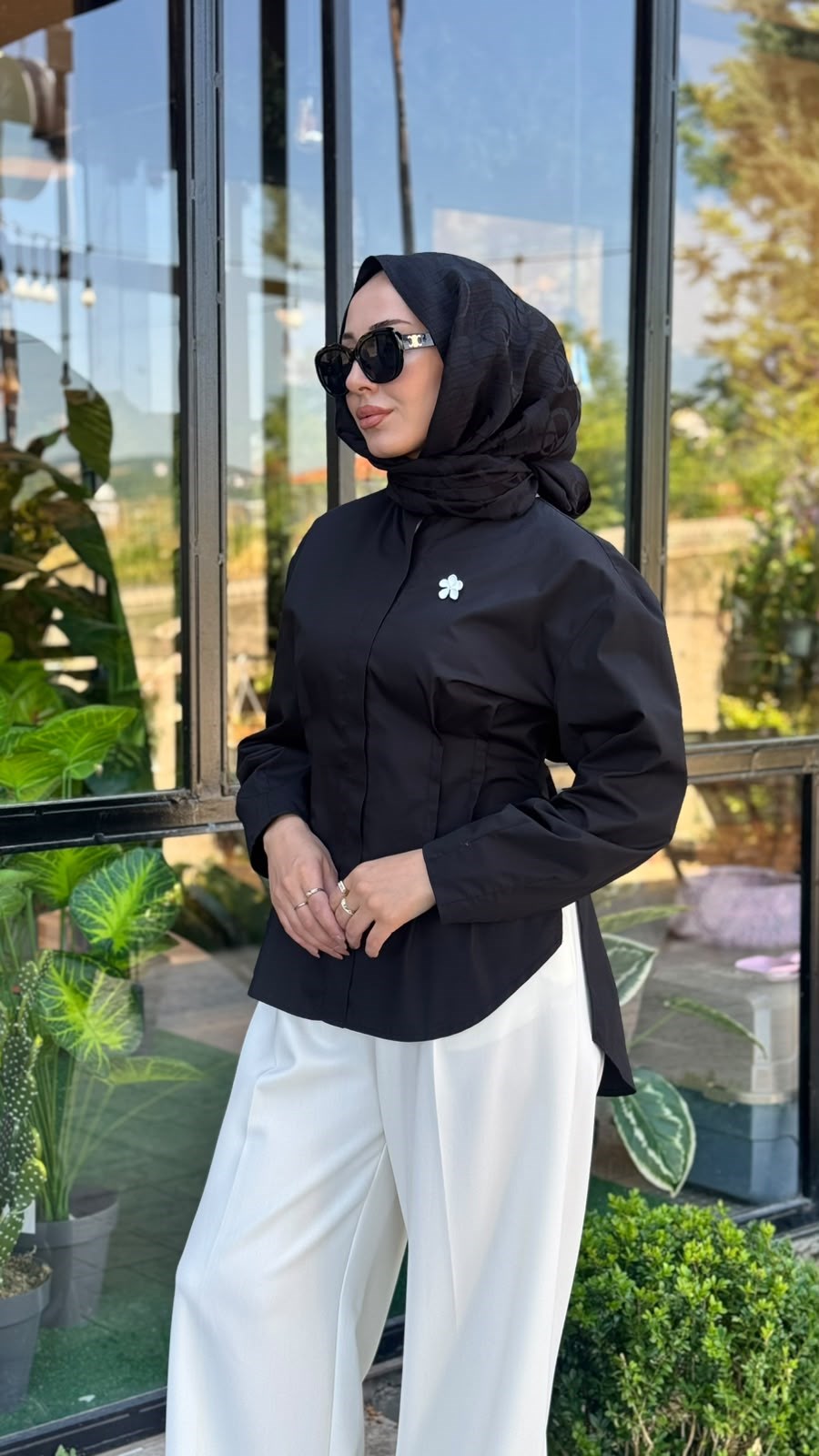 VUU Beli Kadın Nervürlü Gömlek 26ss1003