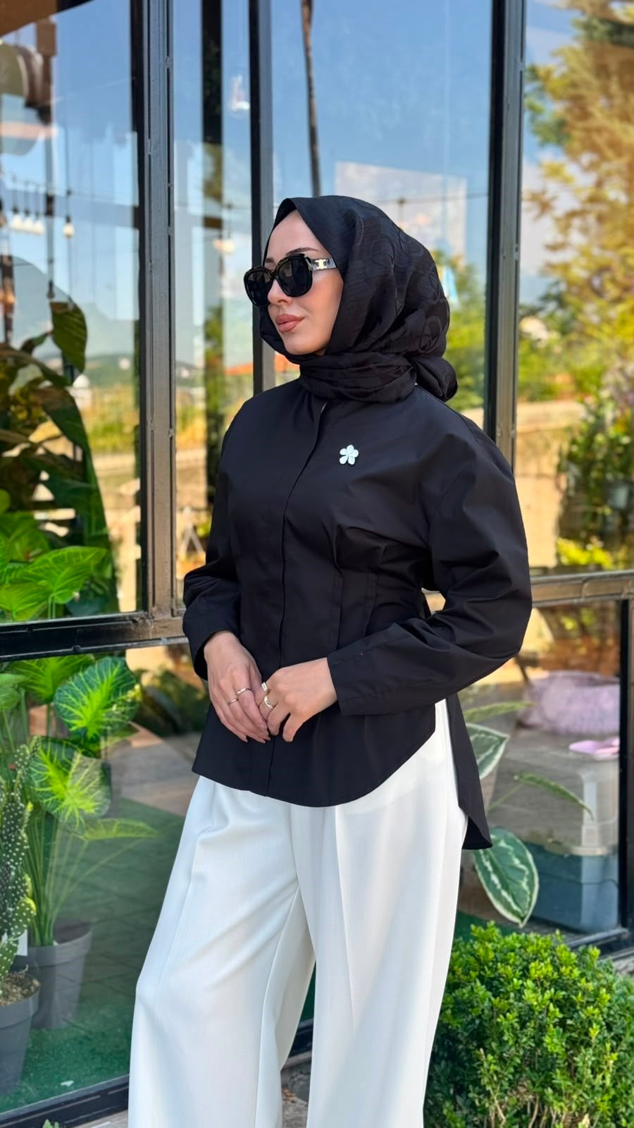 VUU Beli Kadın Nervürlü Gömlek 26ss1003
