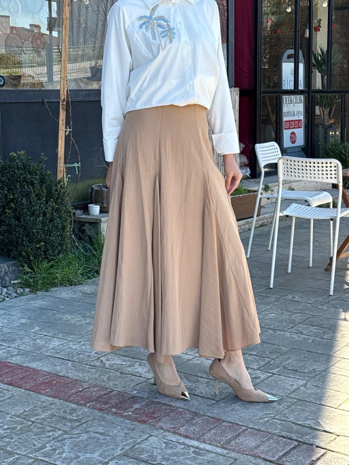 VUU Çan Kesimli Etek 26ss3001