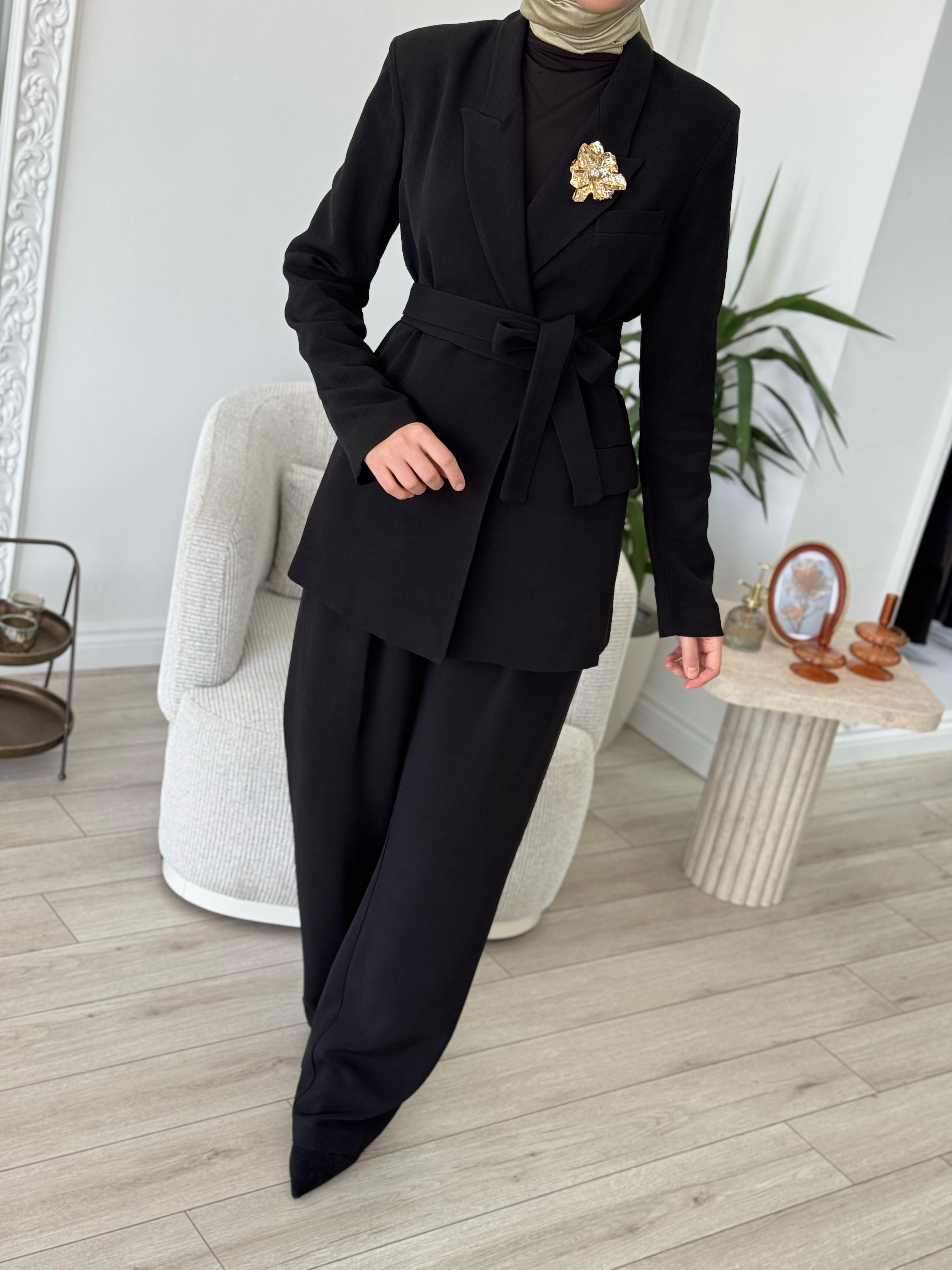 Vuu Ceket Pantolon Takım Siyah 25ssv3001