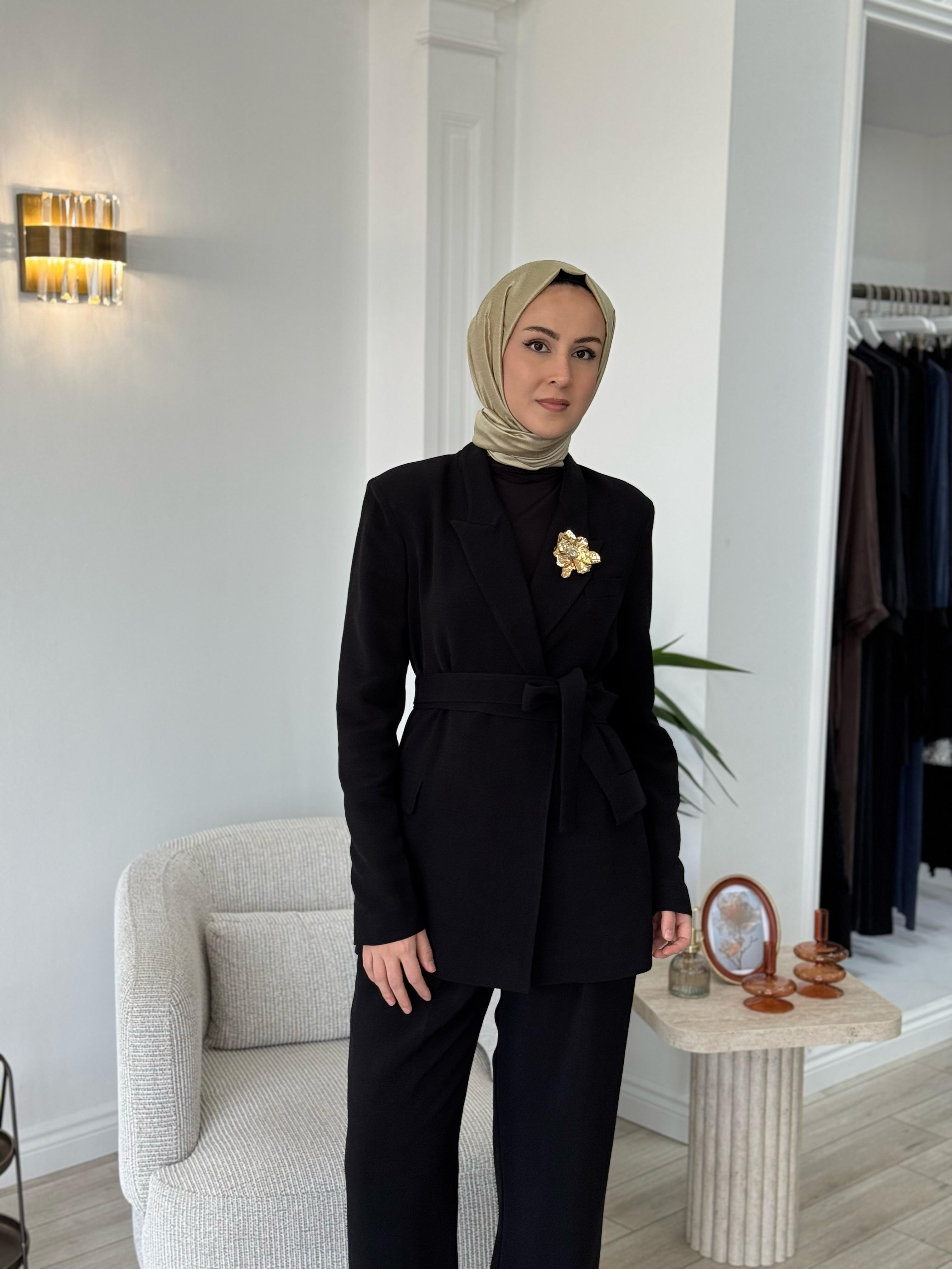 Vuu Ceket Pantolon Takım Siyah 25ssv3001