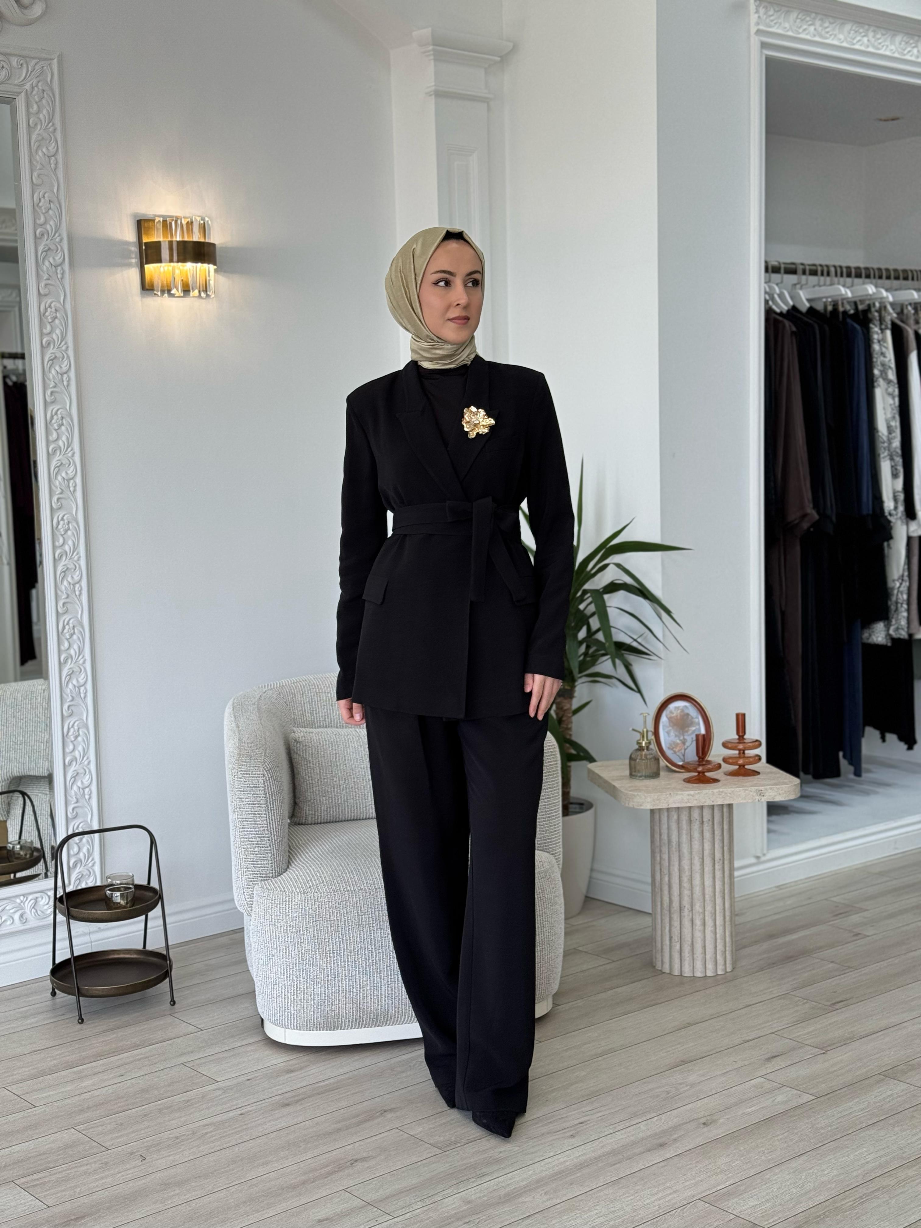 Vuu Ceket Pantolon Takım Siyah 25ssv3001