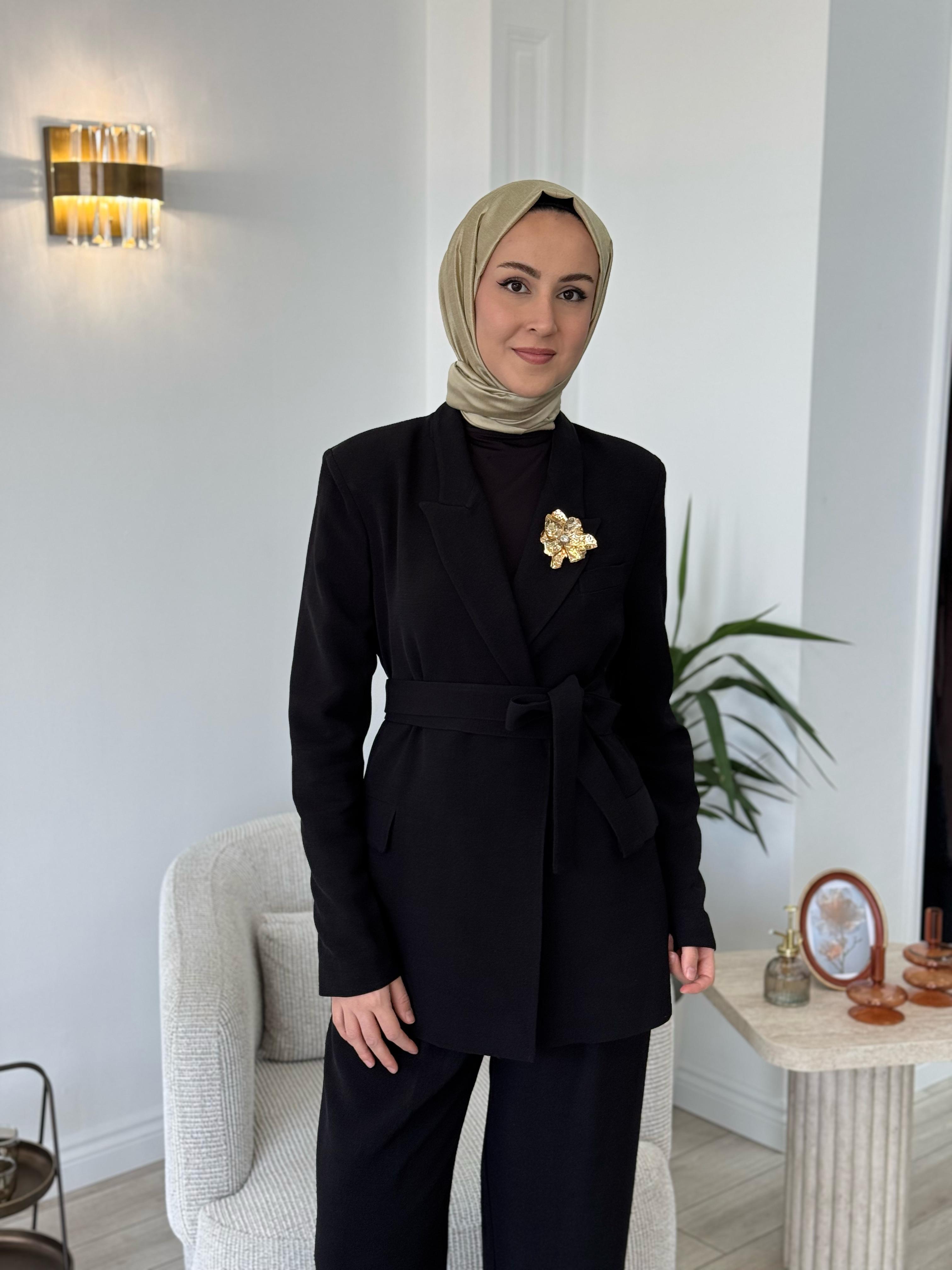 Vuu Ceket Pantolon Takım Siyah 25ssv3001