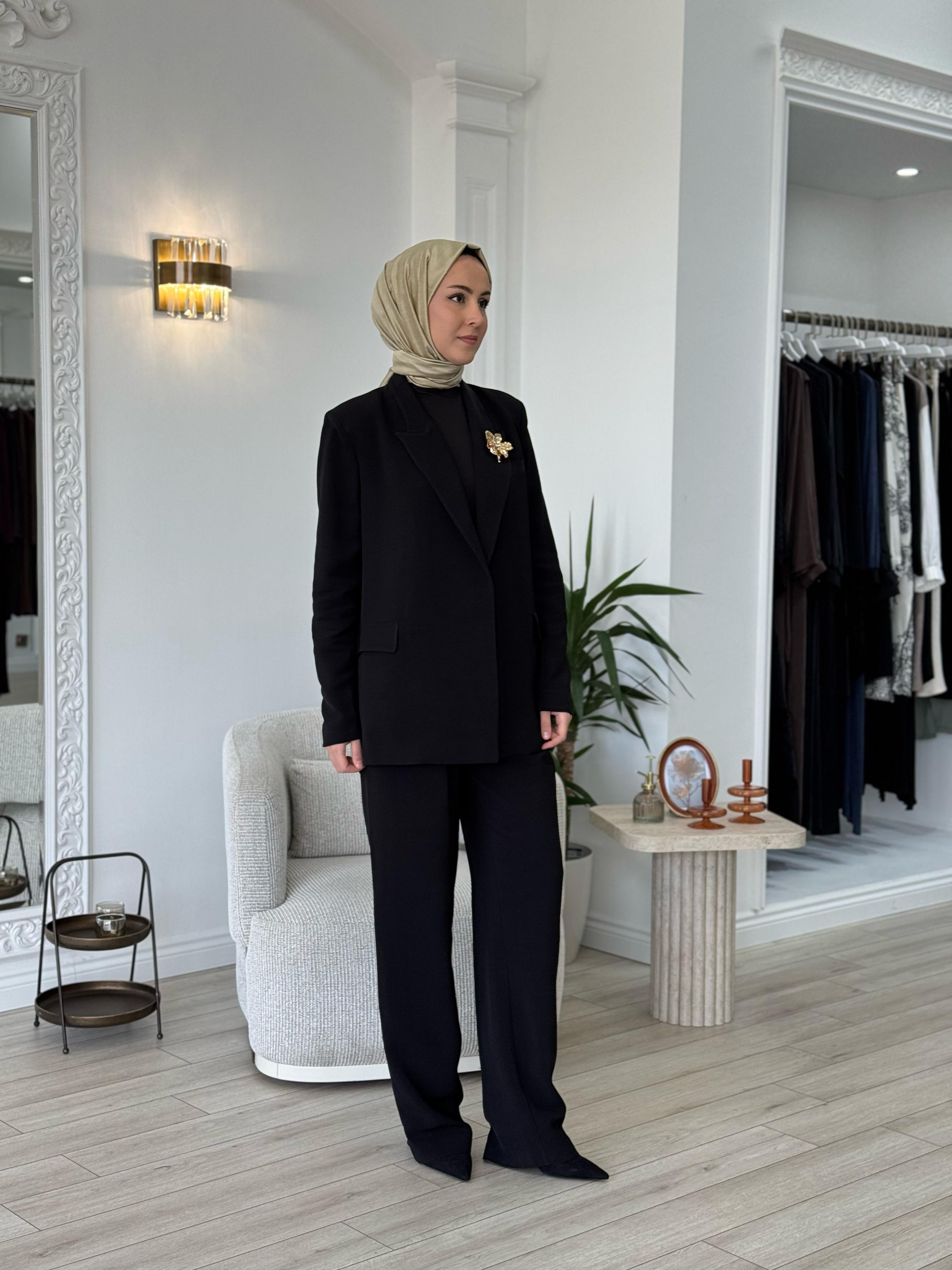 Vuu Ceket Pantolon Takım Siyah 25ssv3001