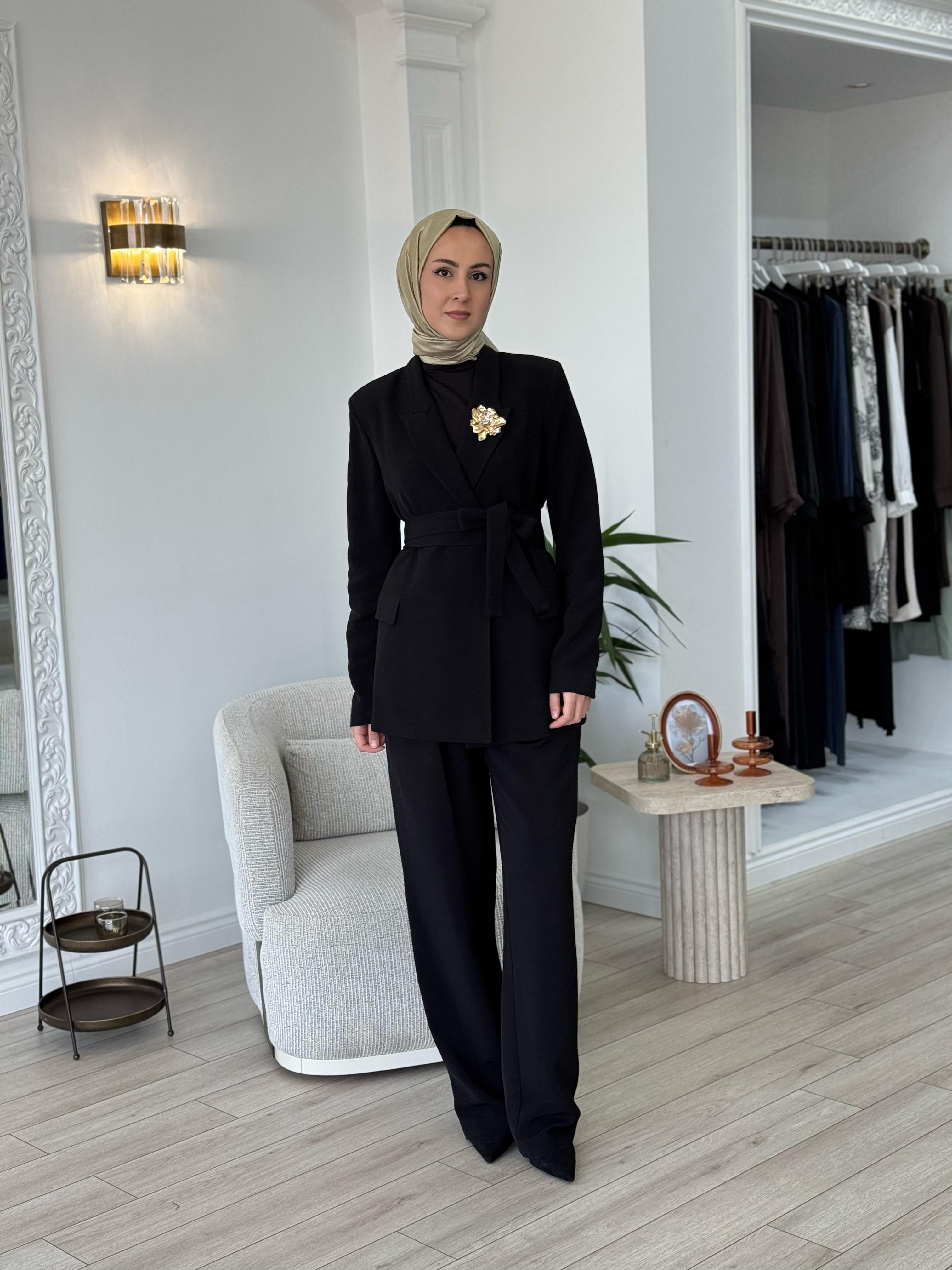 Vuu Ceket Pantolon Takım Siyah 25ssv3001