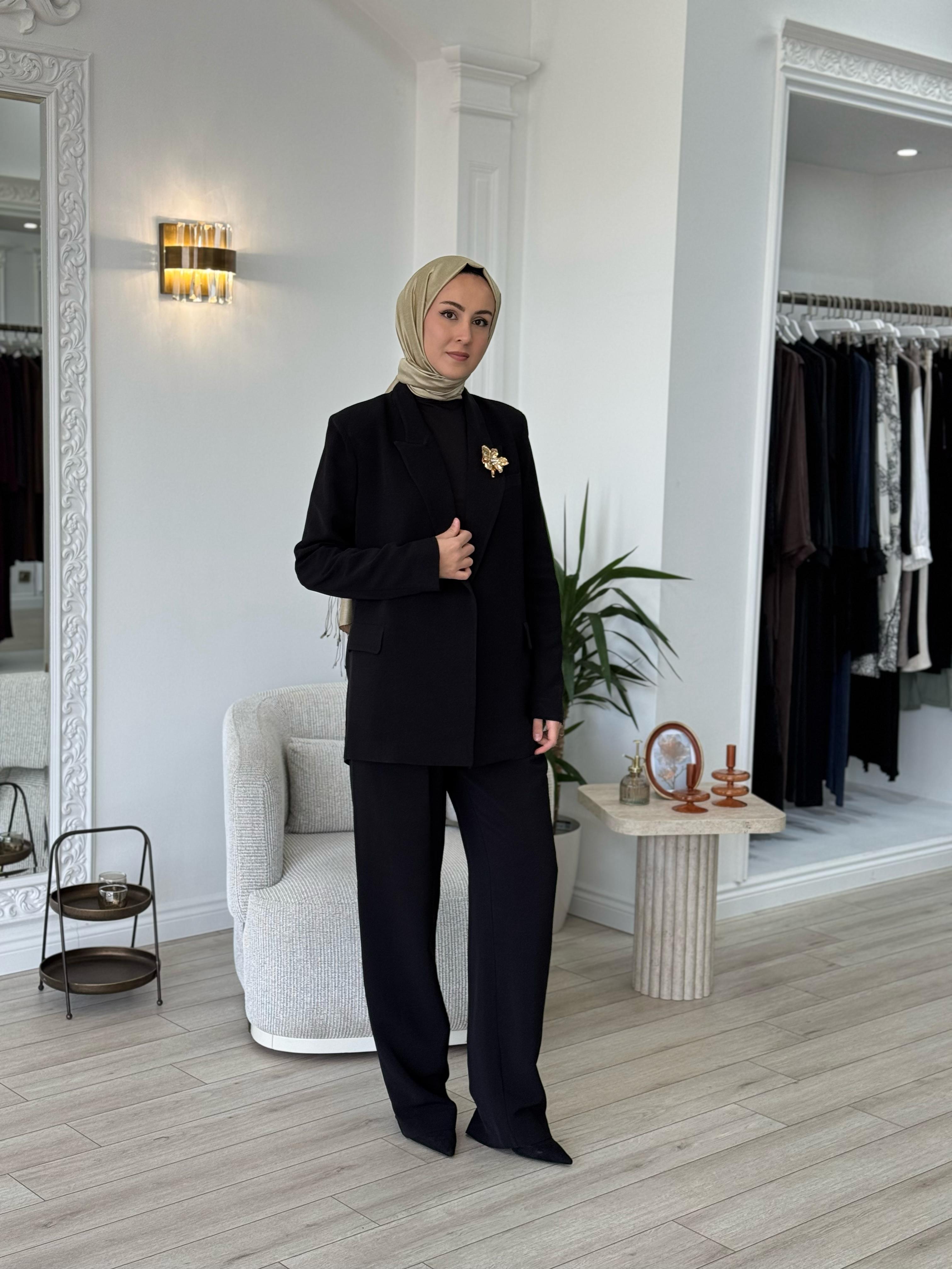 Vuu Ceket Pantolon Takım Siyah 25ssv3001
