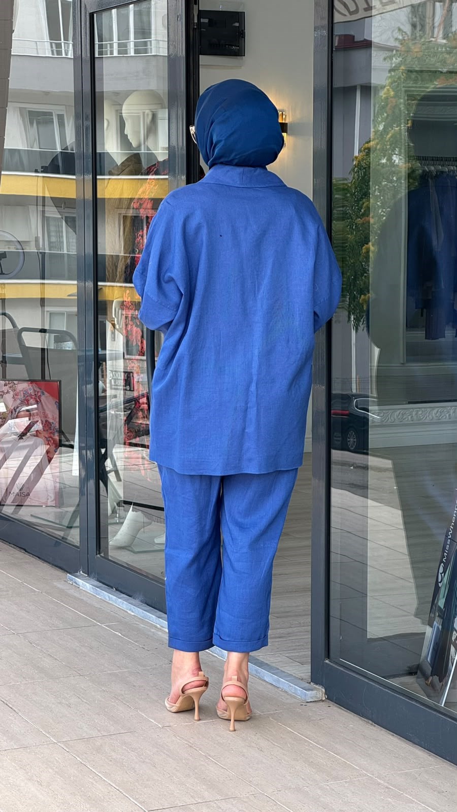 VUU Keten Kimonolu Takım tk7006