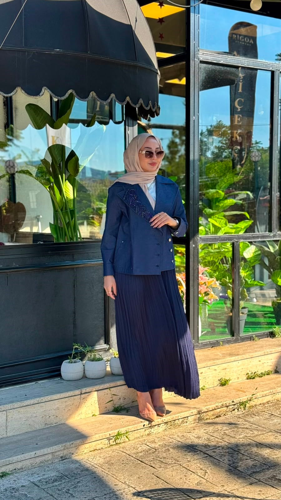 VUU Kısa Kruvaze Denim Ceket 26ss6018