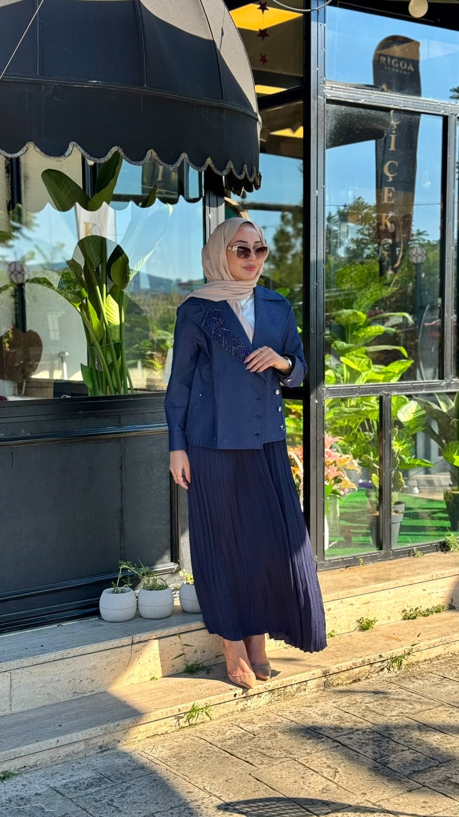 VUU Kısa Kruvaze Denim Ceket 26ss6018