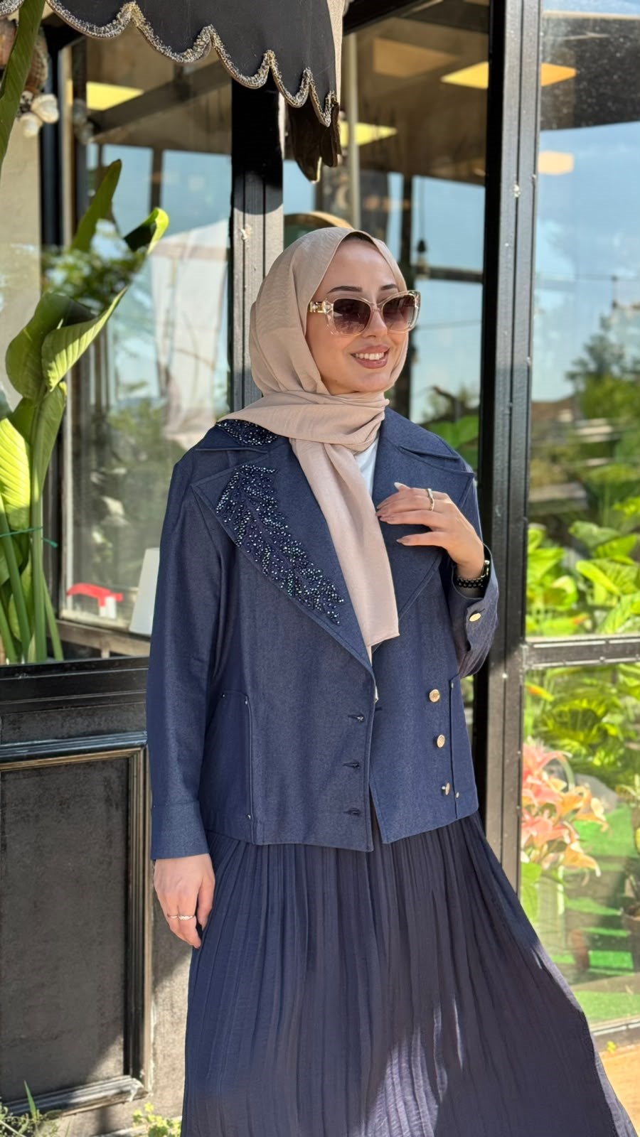 VUU Kısa Kruvaze Denim Ceket 26ss6018