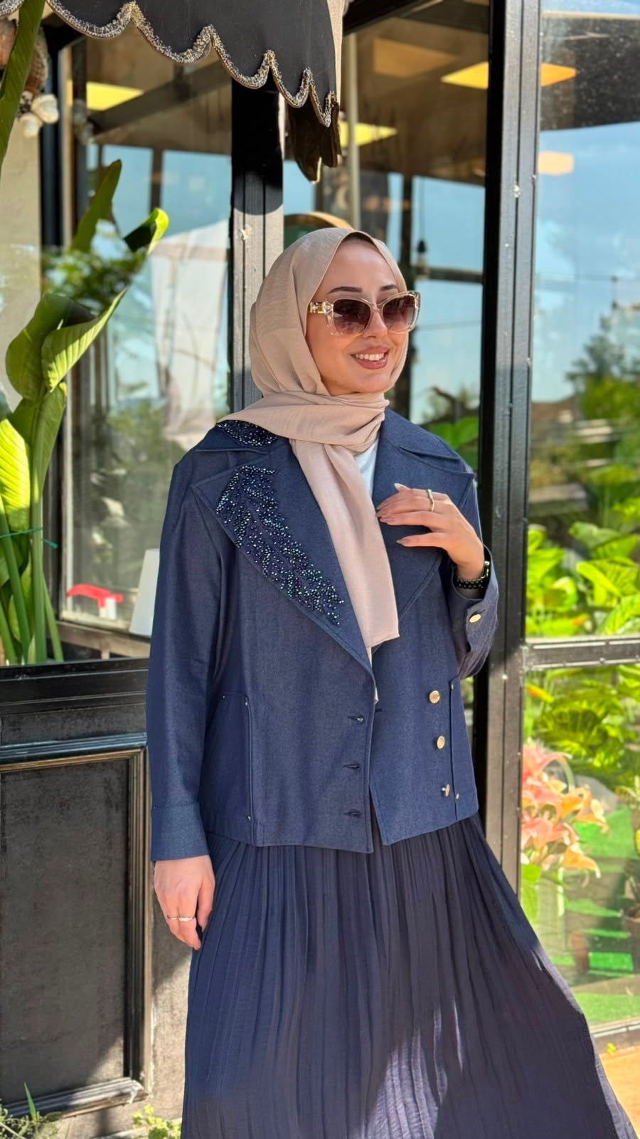 VUU Kısa Kruvaze Denim Ceket 26ss6018
