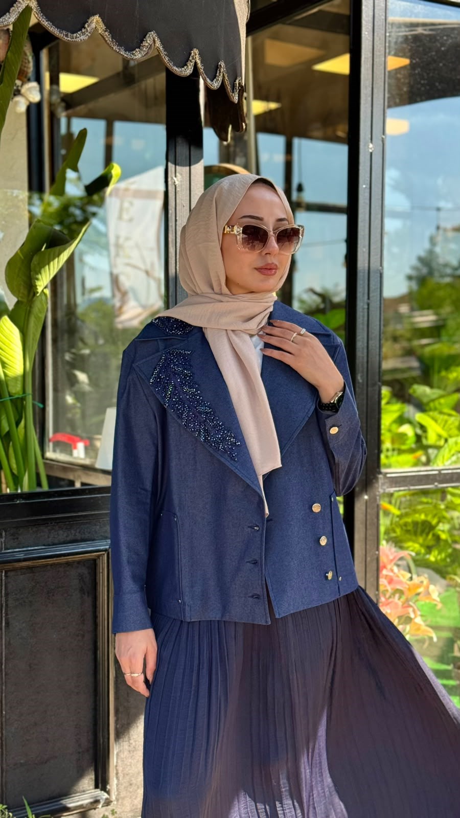 VUU Kısa Kruvaze Denim Ceket 26ss6018