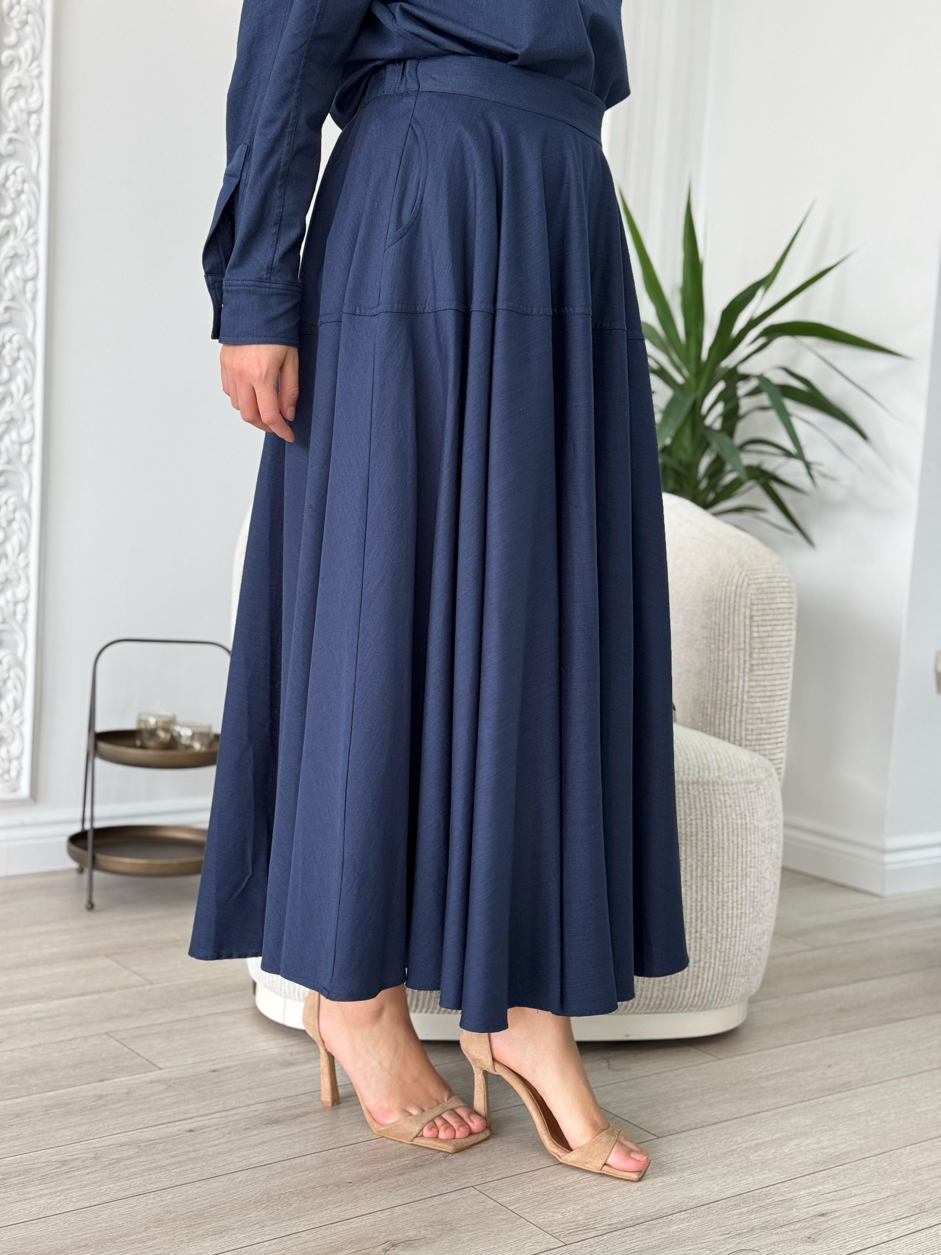 Vuu Koton Gabardin Kloş Etek 25ssv2005