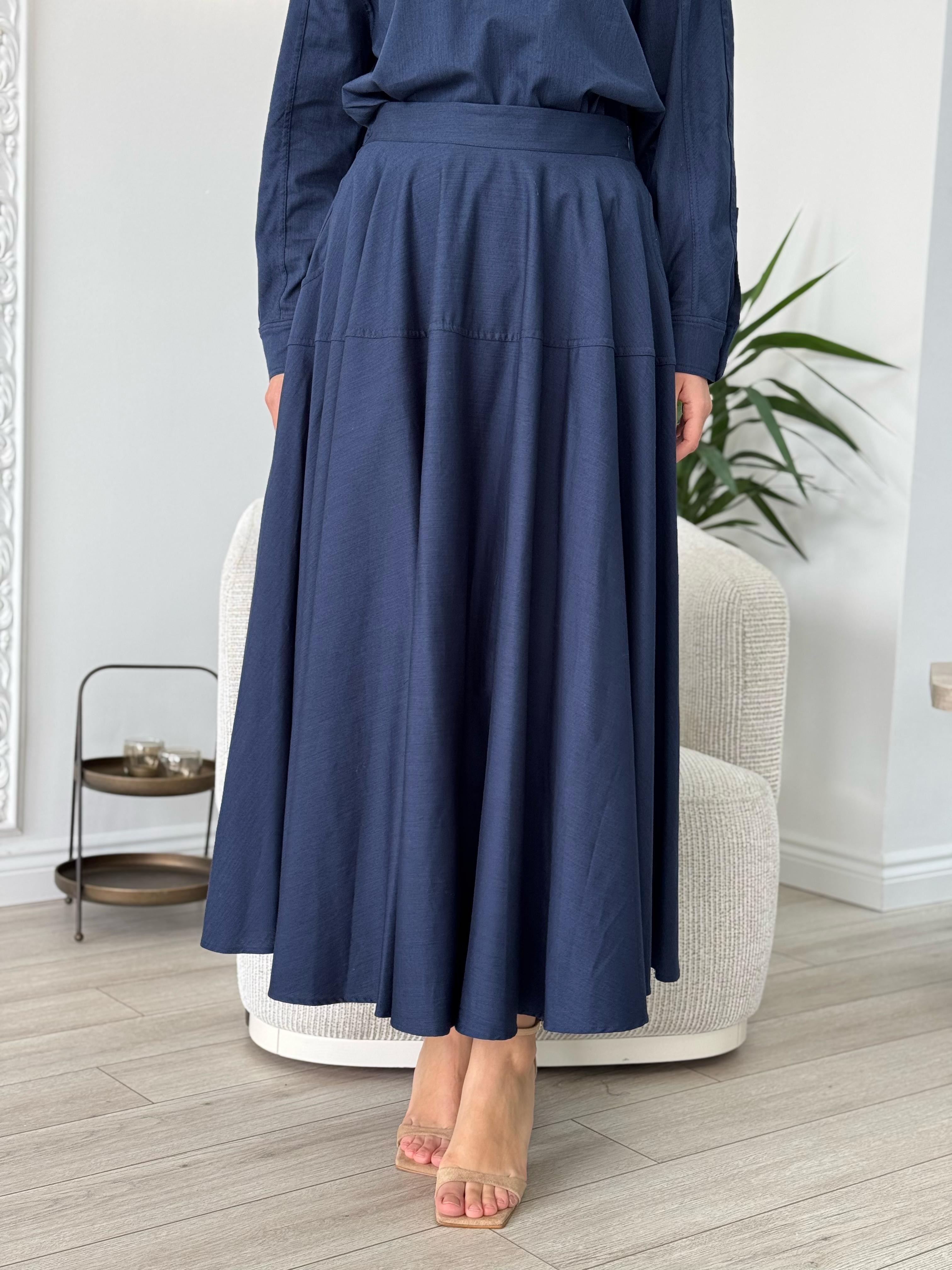 Vuu Koton Gabardin Kloş Etek 25ssv2005