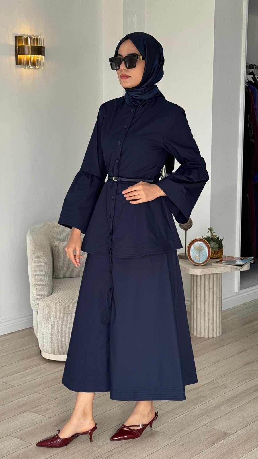 VUU Volanlı Poplin Elbise 26ss5015