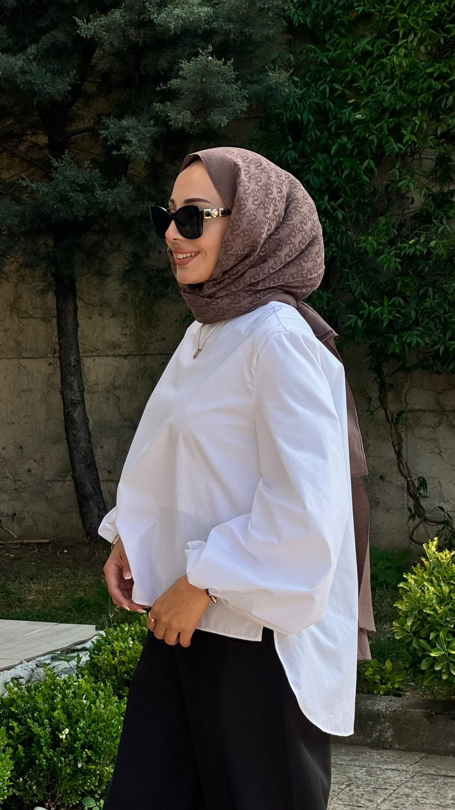 VUU Yakası Büzgülü Gömlek 26ss1010
