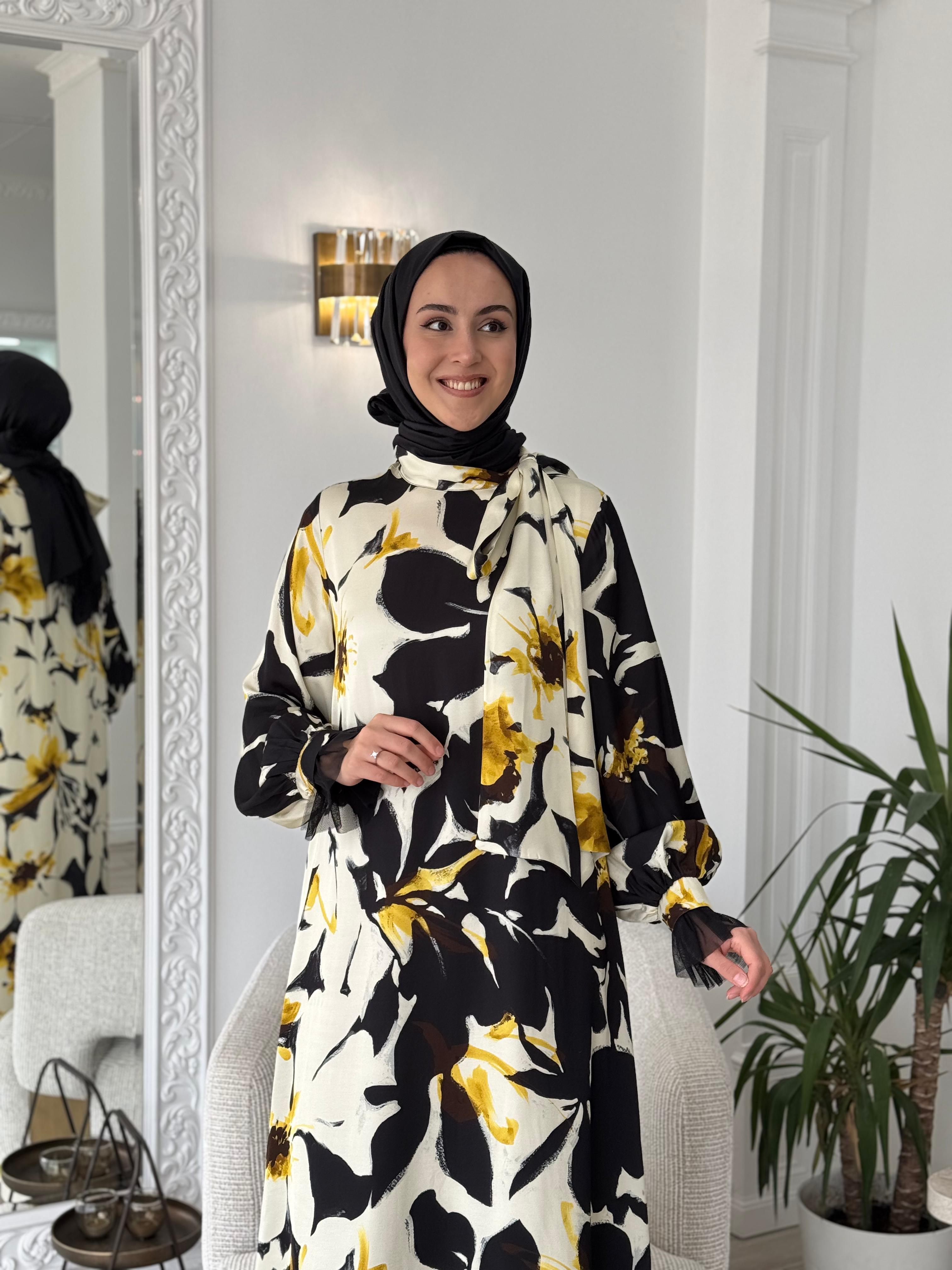 Zems Çiçekli Elbise 2647