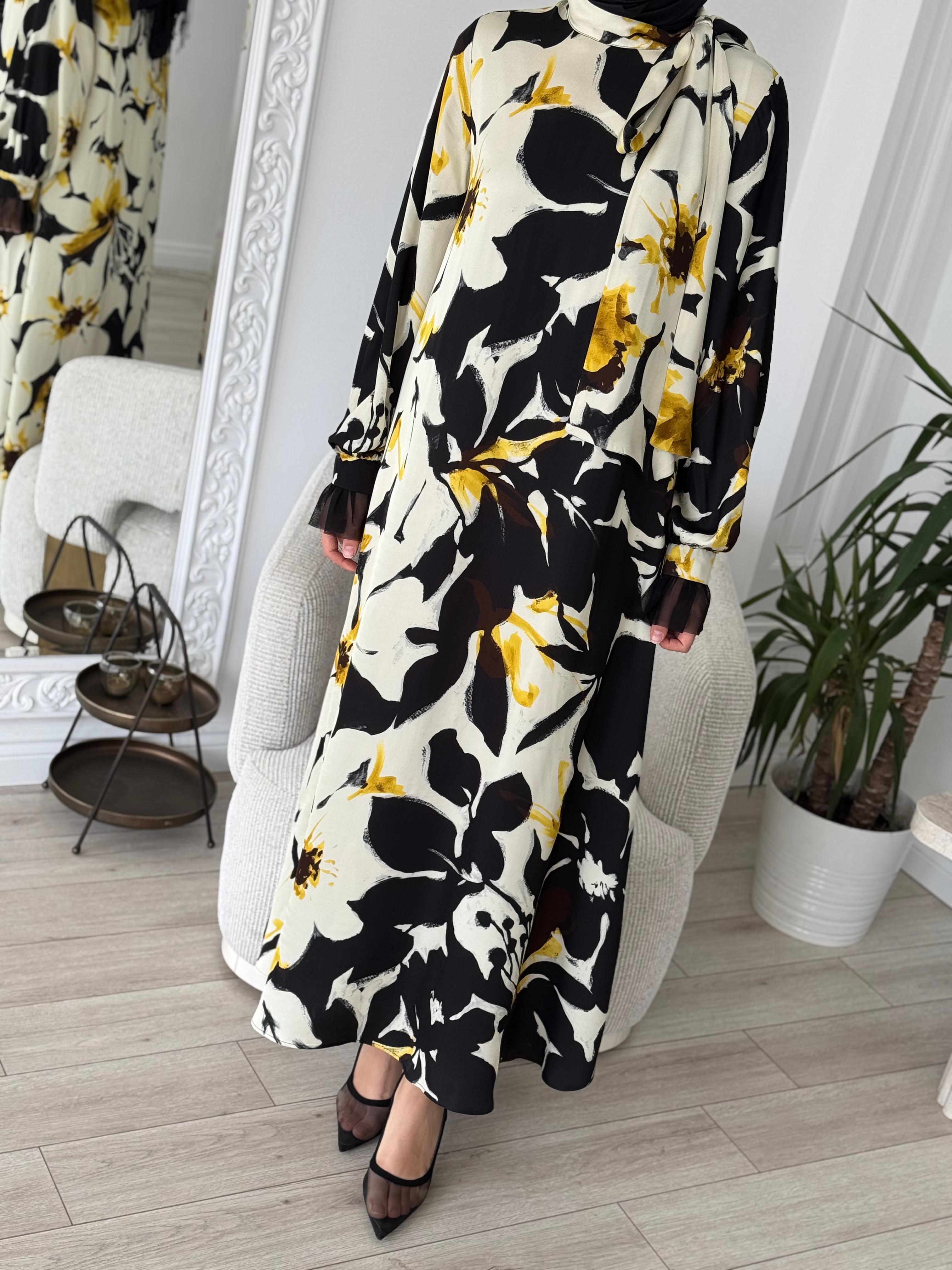 Zems Çiçekli Elbise 2647