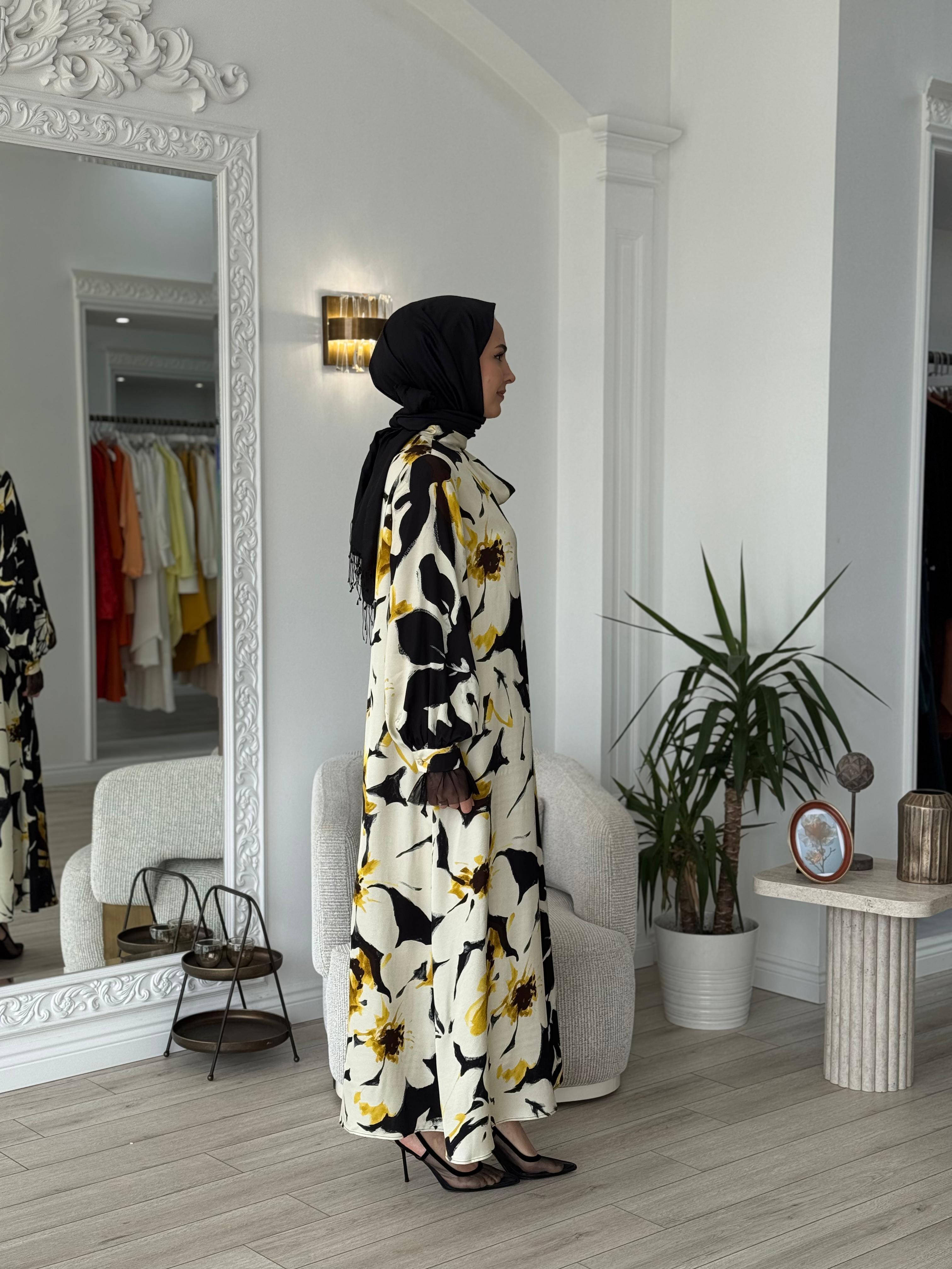 Zems Çiçekli Elbise 2647