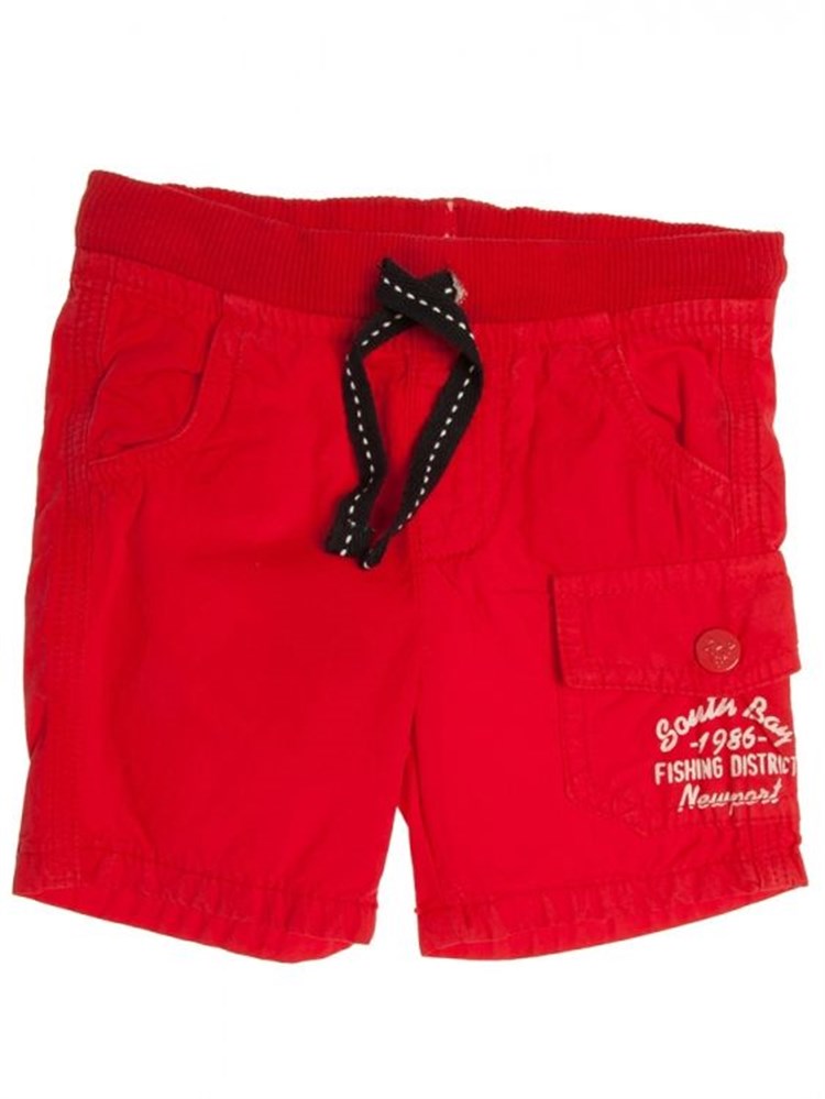 Bluekey Baskılı Şort Kırmızı