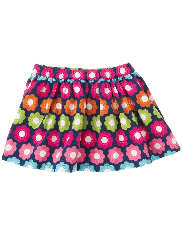 Gymboree Çiçek Desenli Kadife Etek 