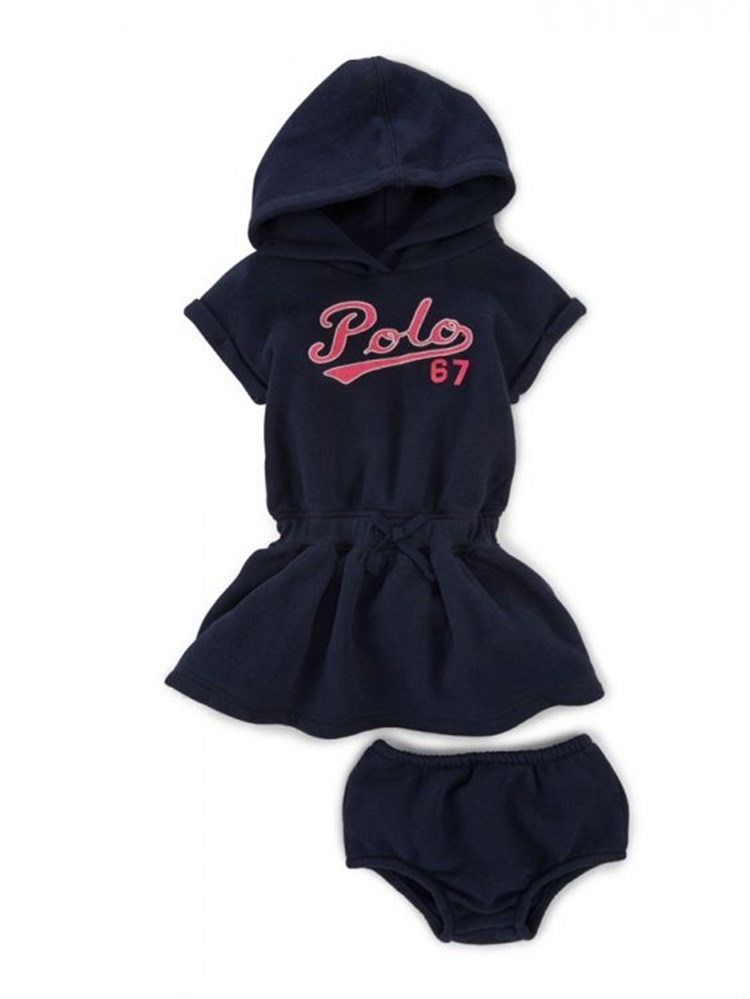 Ralph Lauren Kapüşonlu Elbise - Lacivert