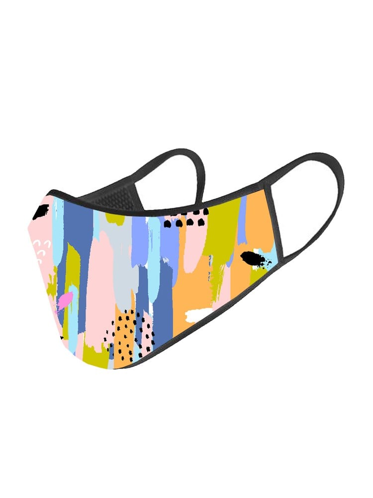 3 Katlı Çocuk Maskesi - Colourful