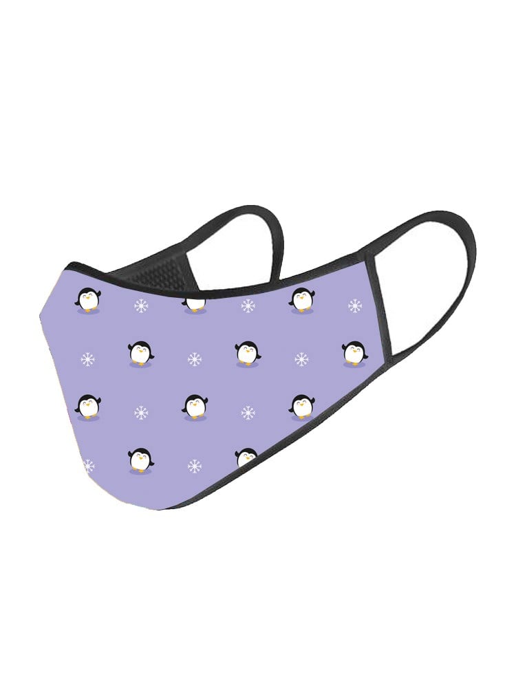 3 Katlı Çocuk Maskesi - Penguin