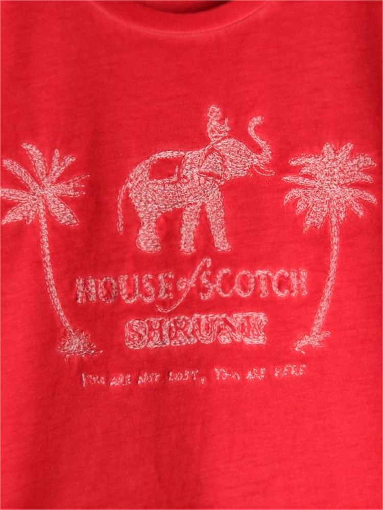 Scotch & Soda House of Scotch T-Shirt - Kırmızı