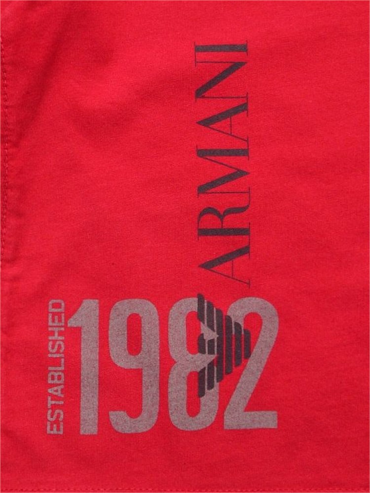 Armani 1982 Sweatshirt - Kırmızı