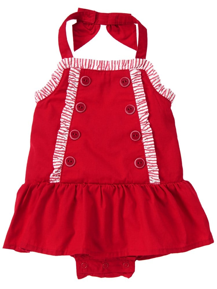 Gymboree Red Vintage Elbise