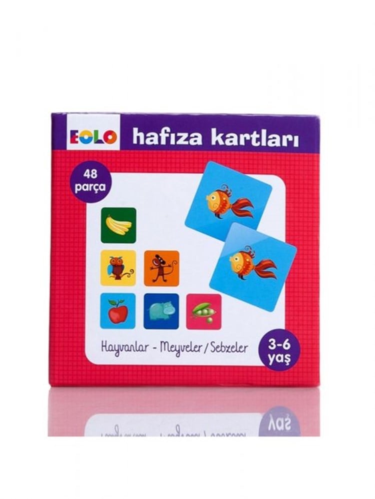 Eolo Hafıza Kartları Meyveler Sebzeler-Hayvanlar