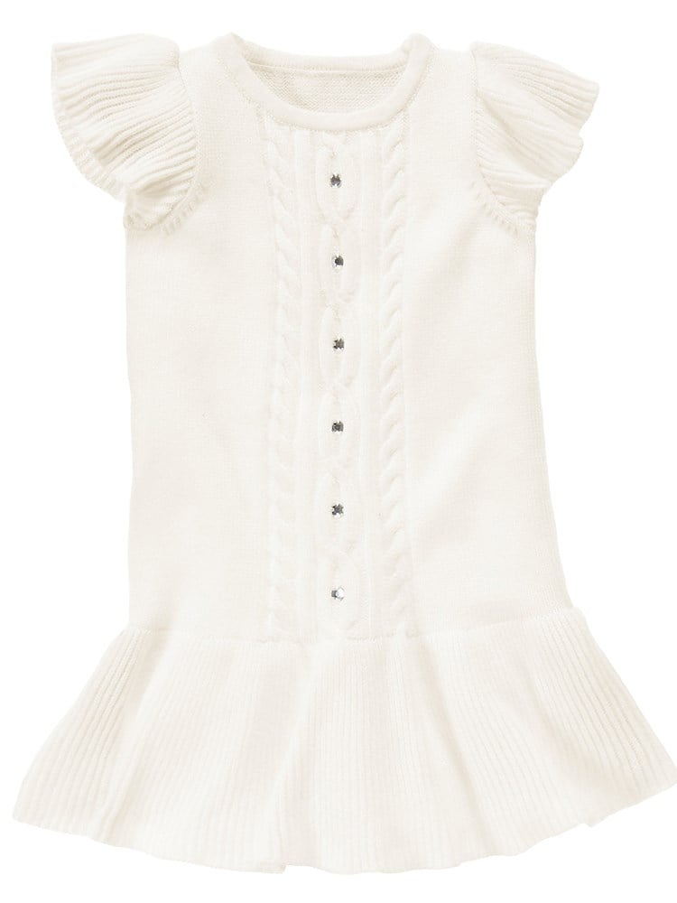 Gymboree White Angel Triko Elbise