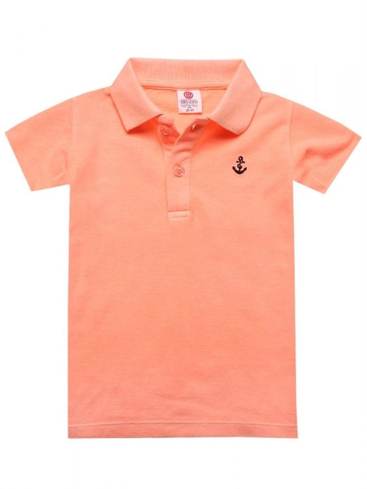 State of Kids Florida Polo T-Shirt-Turuncu
