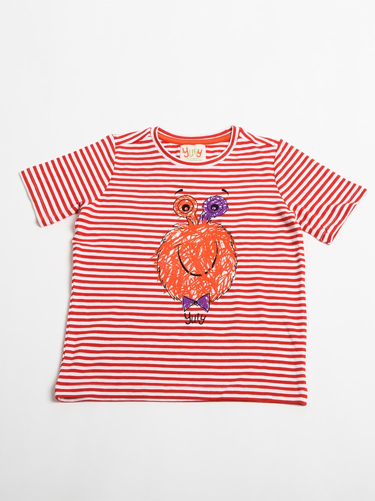 Yuty Da Vinci Tee T-shirt - Kırmızı Beyaz
