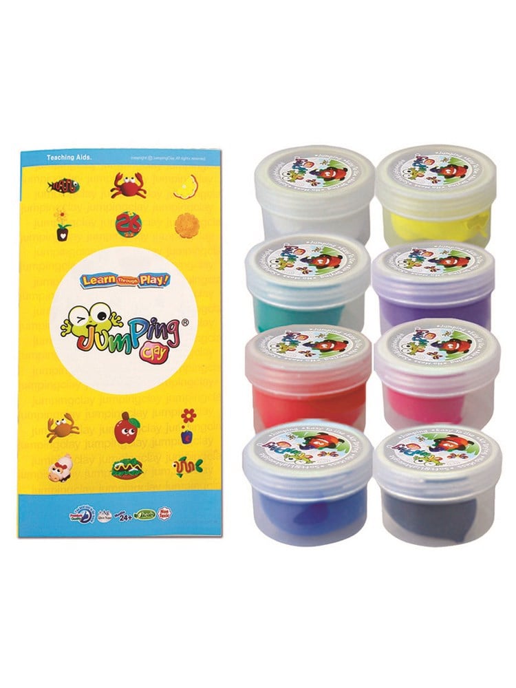 JumpingClay 8 Colors Set (Container Type)