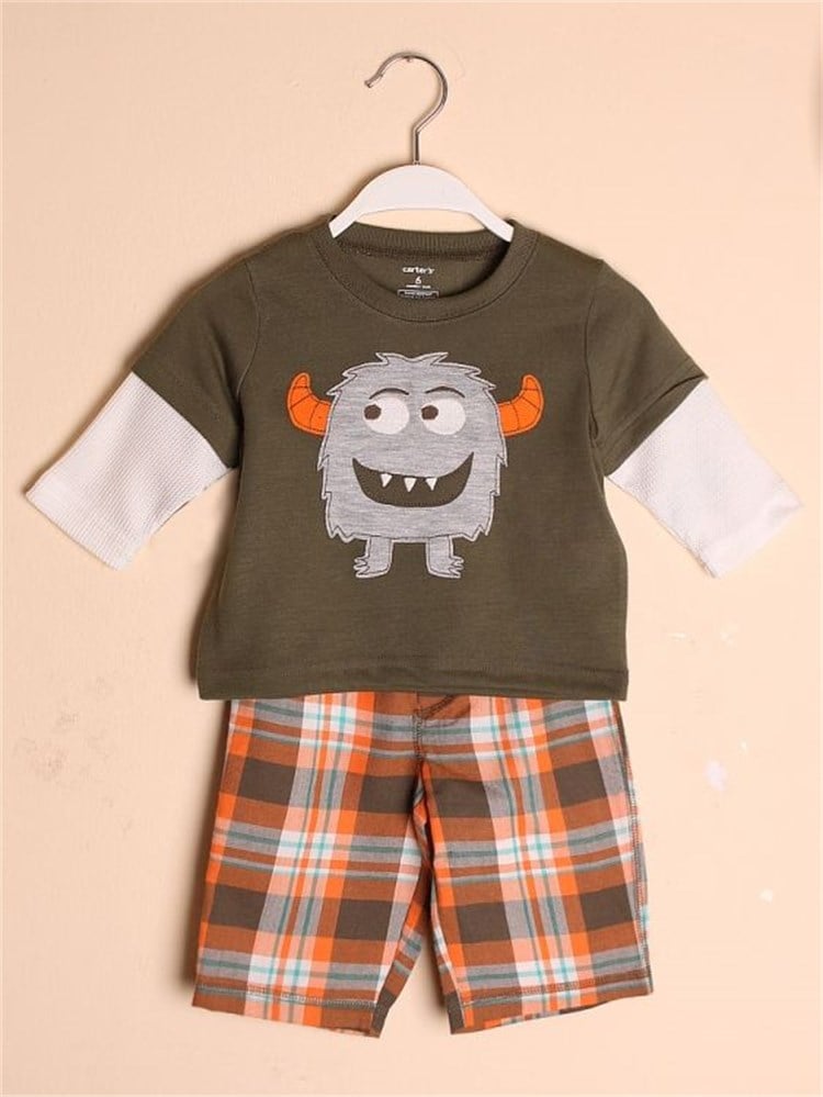 Carter's Monsters Pijama Takımı
