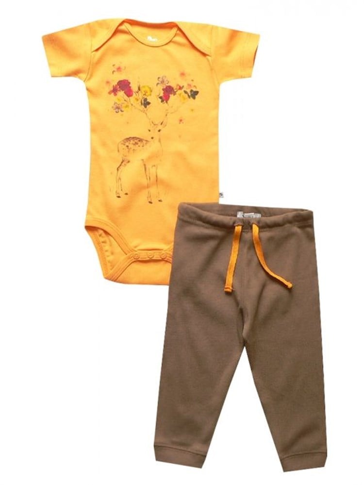 Bebeque Minik Bambi Set - Koyu Sarı