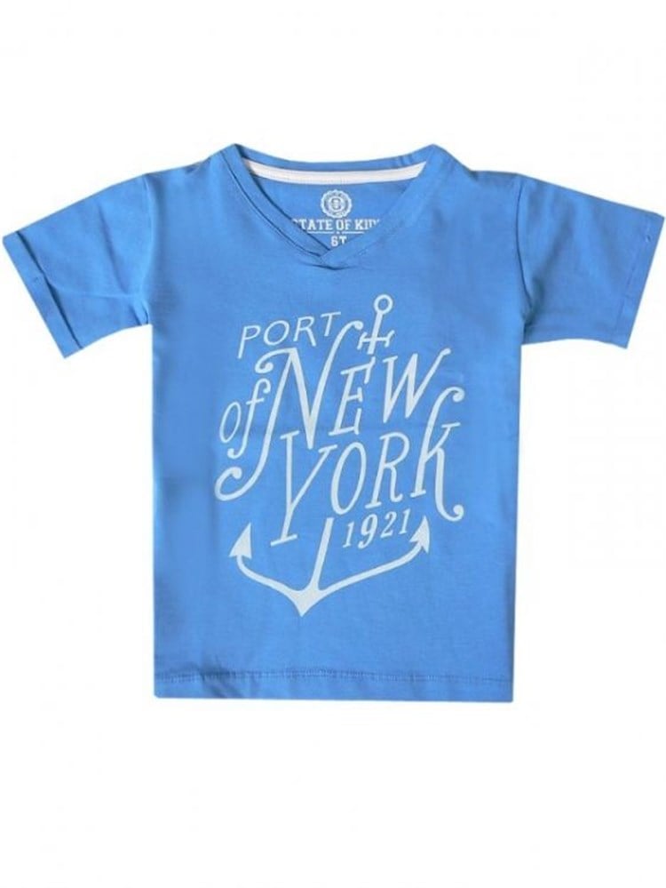 State of Kids Port Of New York T-Shirt- Mavi