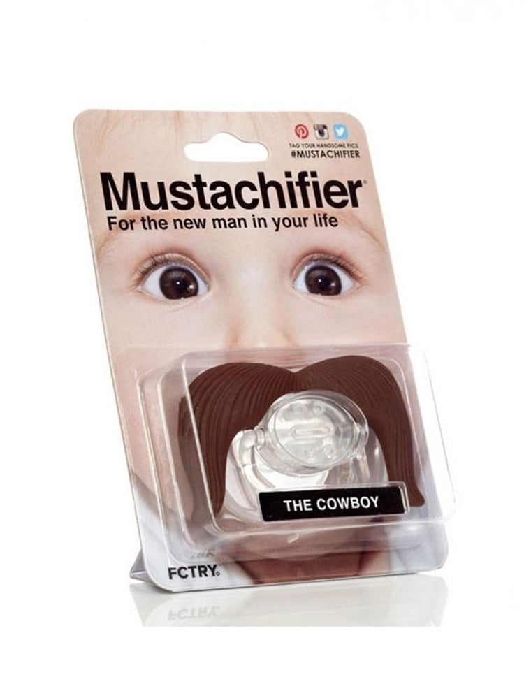 Mustachifier Kutulu Bıyıklı Emzik - Kovboy