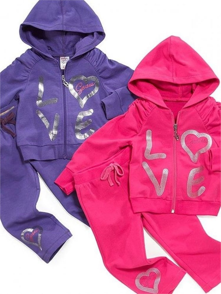 Guess Love Hoodie Mor Set