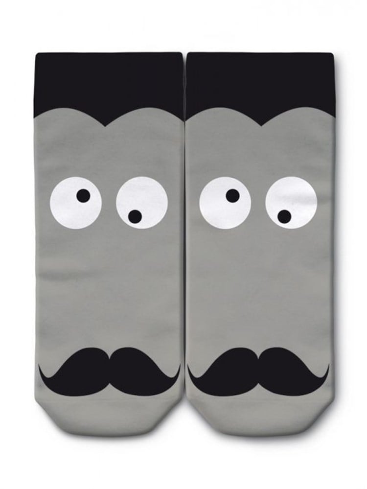 Ogobongo Dijital Baskılı Patik Çorap / 35-39 Numara